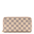 Louis Vuitton Damier Azur Zippy Wallet Rose Ballerine