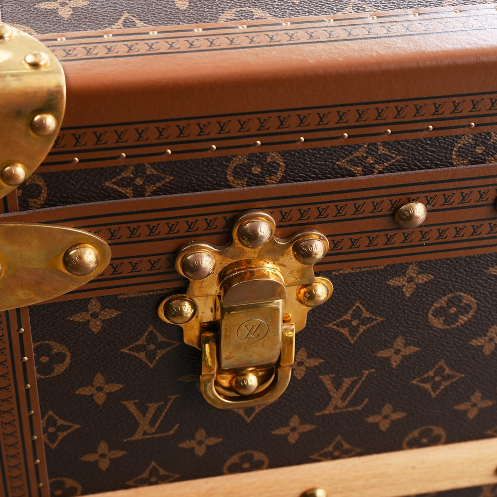 Louis Vuitton Monogram Malle Courrier Lozine Trunk 110