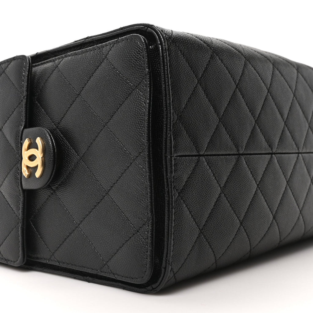 Chanel Caviar Quilted Medium Chanel 25 Handbag Black