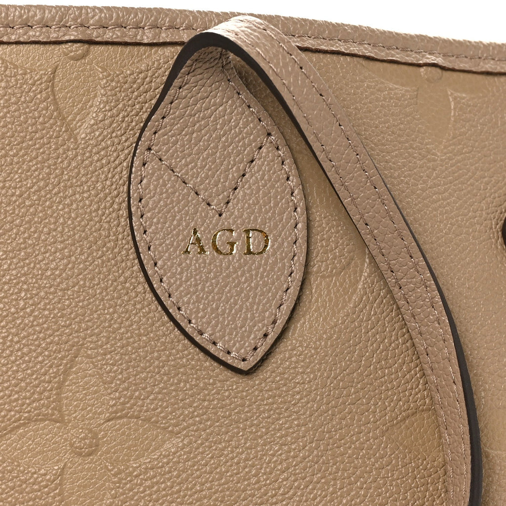 Louis Vuitton Empreinte Monogram Giant Neverfull MM Tourterelle