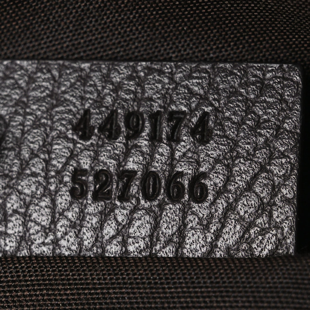 Gucci Monogram Belt Bag Dark Brown