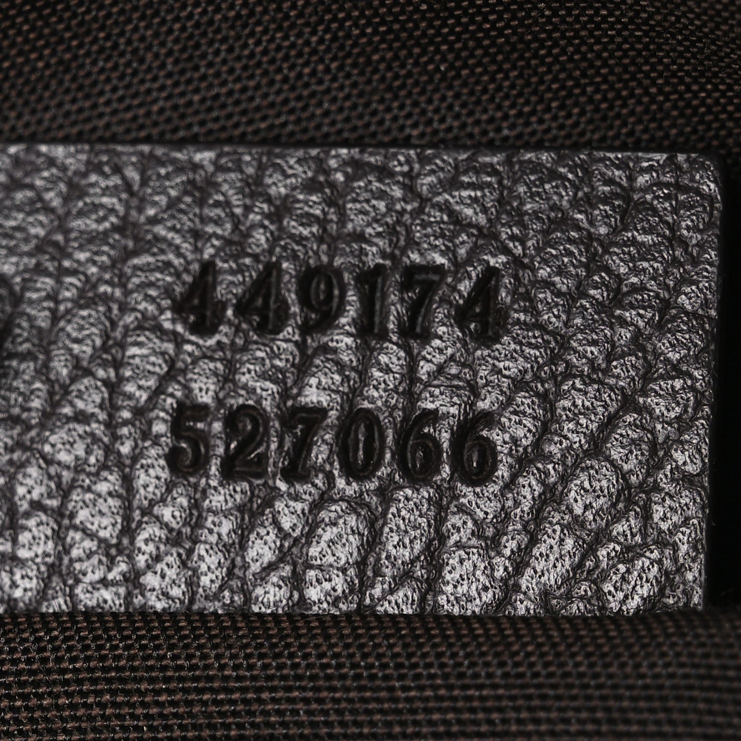 Gucci Monogram Belt Bag Dark Brown