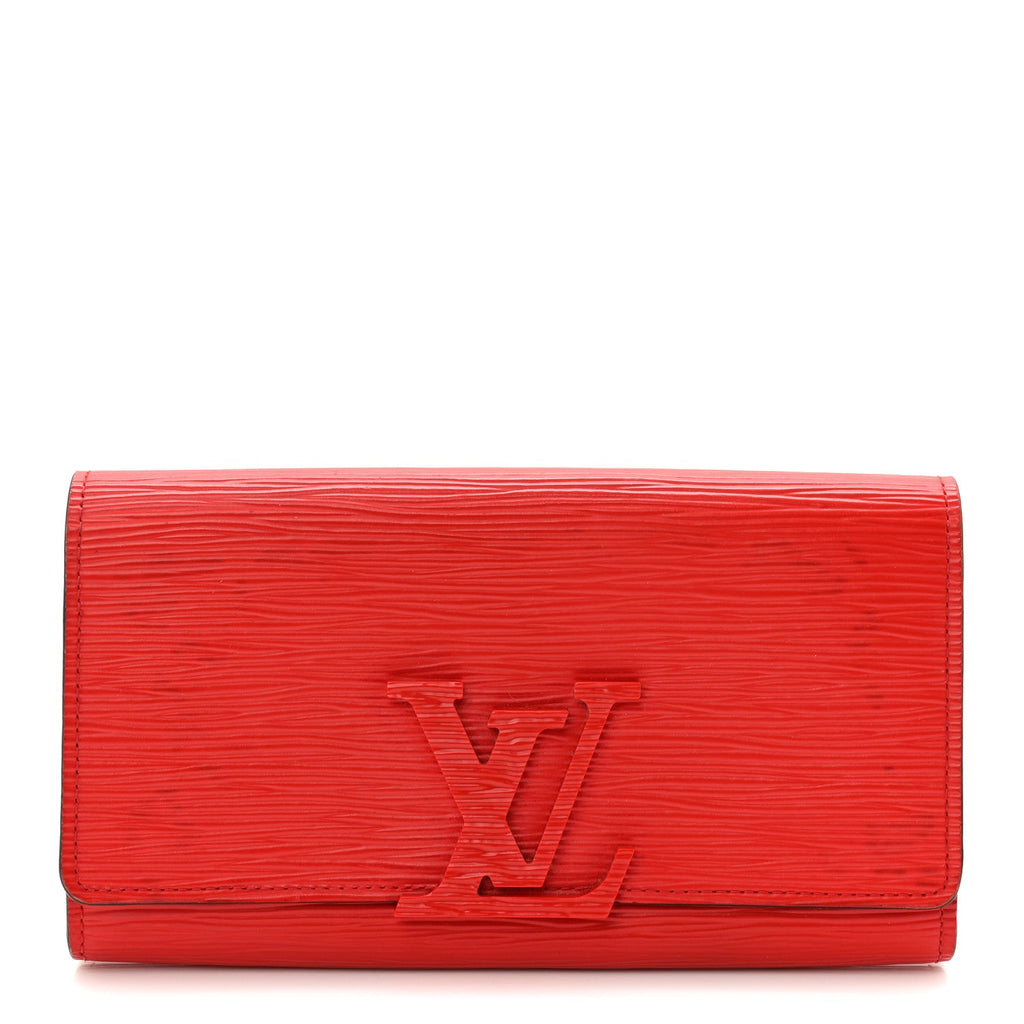 Louis Vuitton Epi Louise Wallet Coquelicot