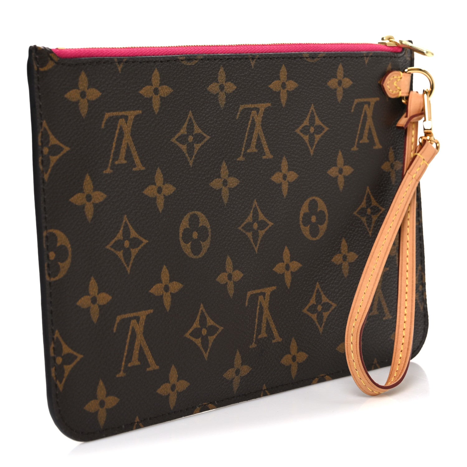 Louis Vuitton Monogram Neverfull MM GM Pochette Pivoine