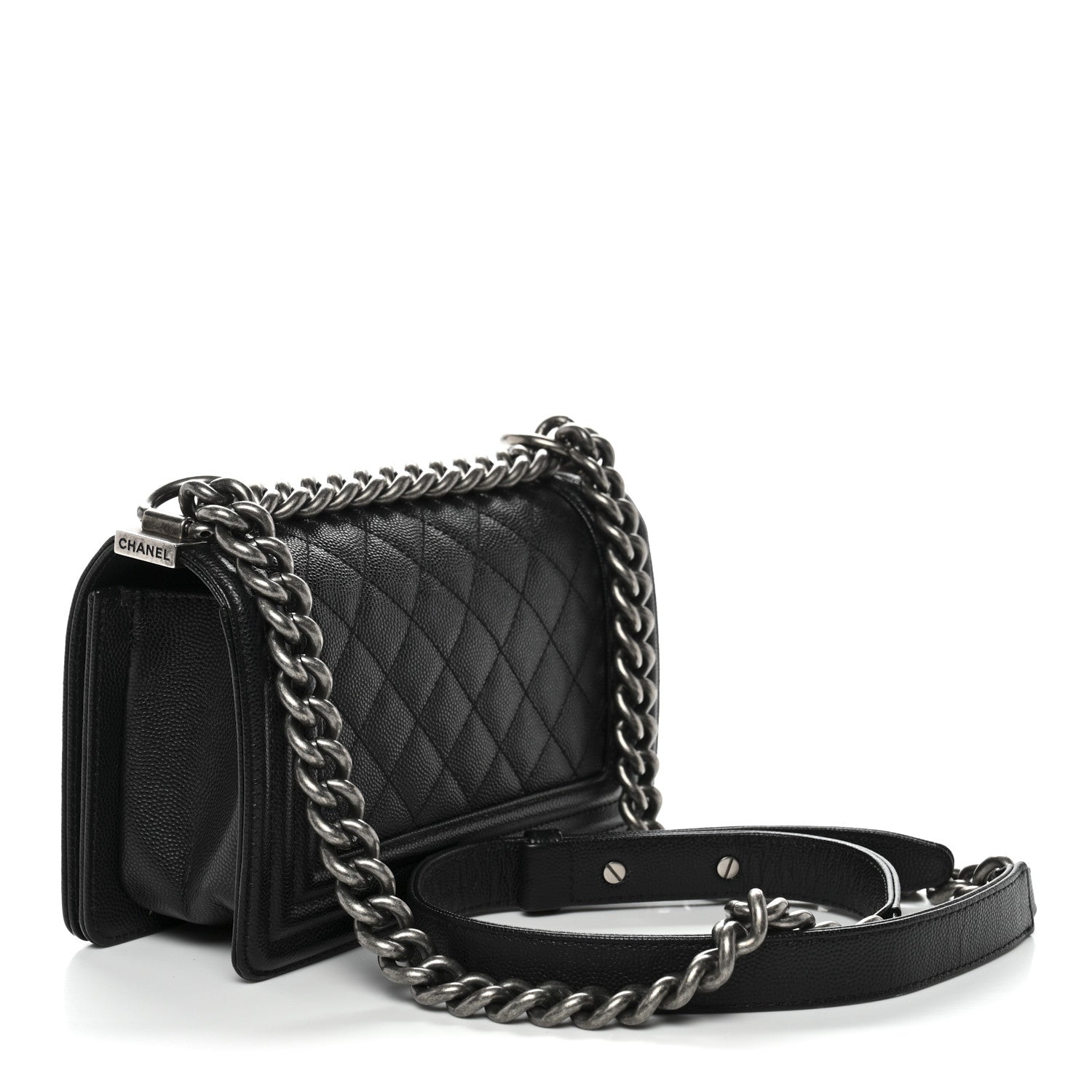 Chanel Caviar Quilted Small Boy Flap Black
