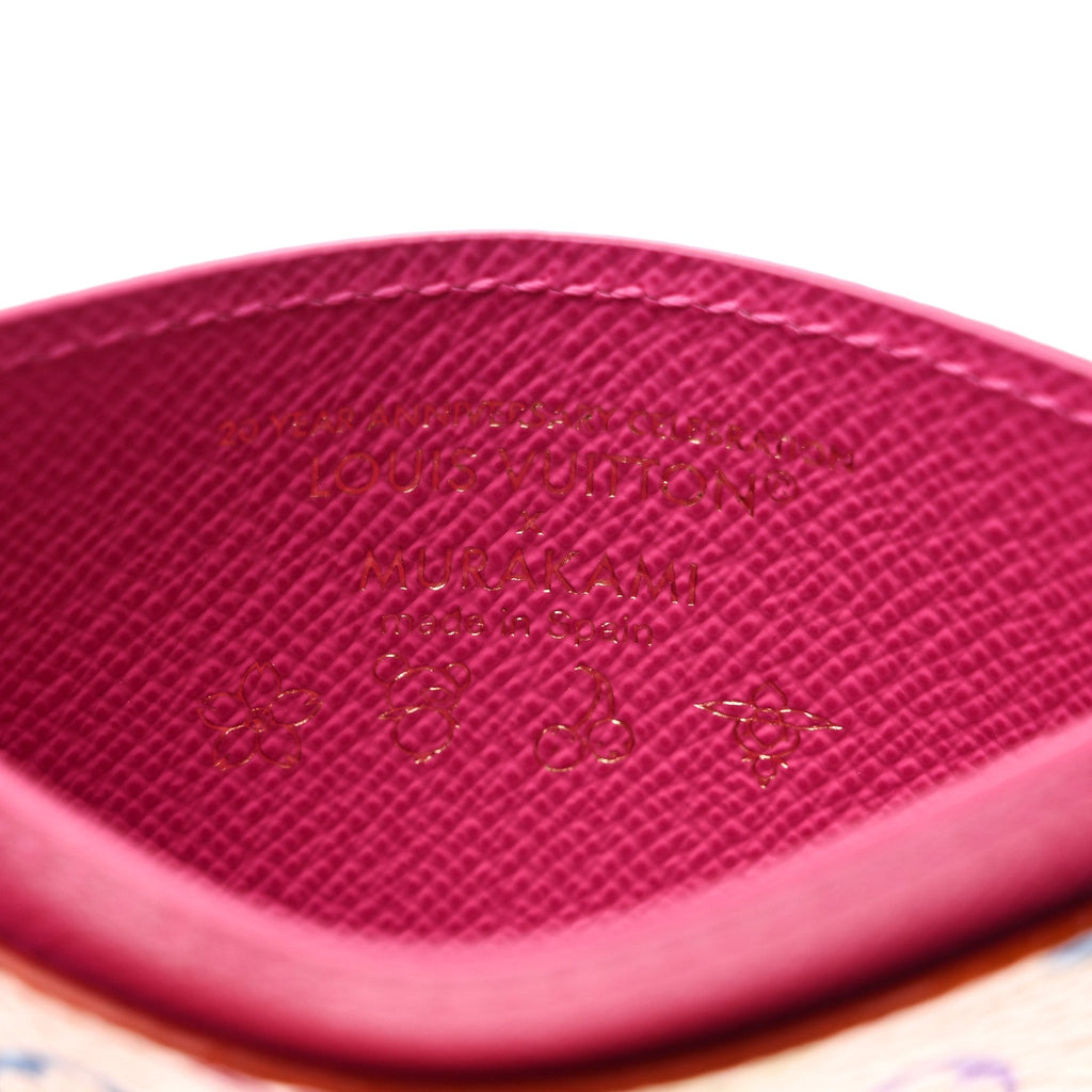 Louis Vuitton LV X TM Monogram Multicolor Card Holder Kawaii Pink