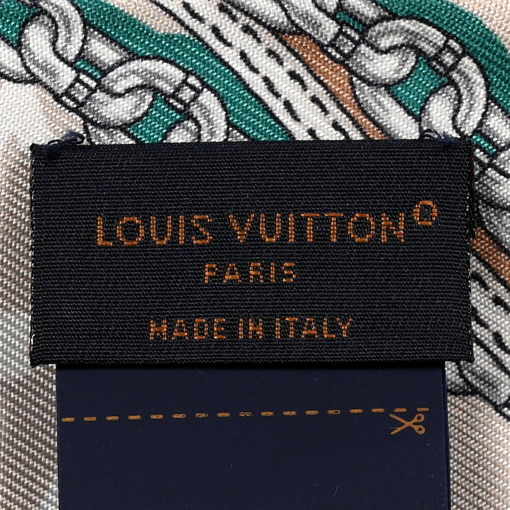 Louis Vuitton Silk Ultimate Monogram BB Bandeau Bleu Marine