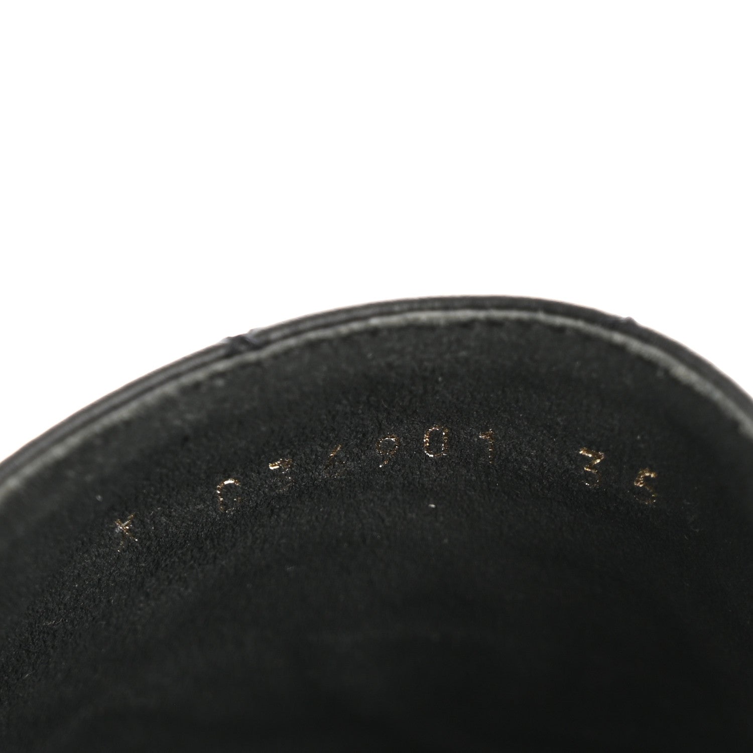 Lambskin Quilted CC Mules Sandals 35 Black