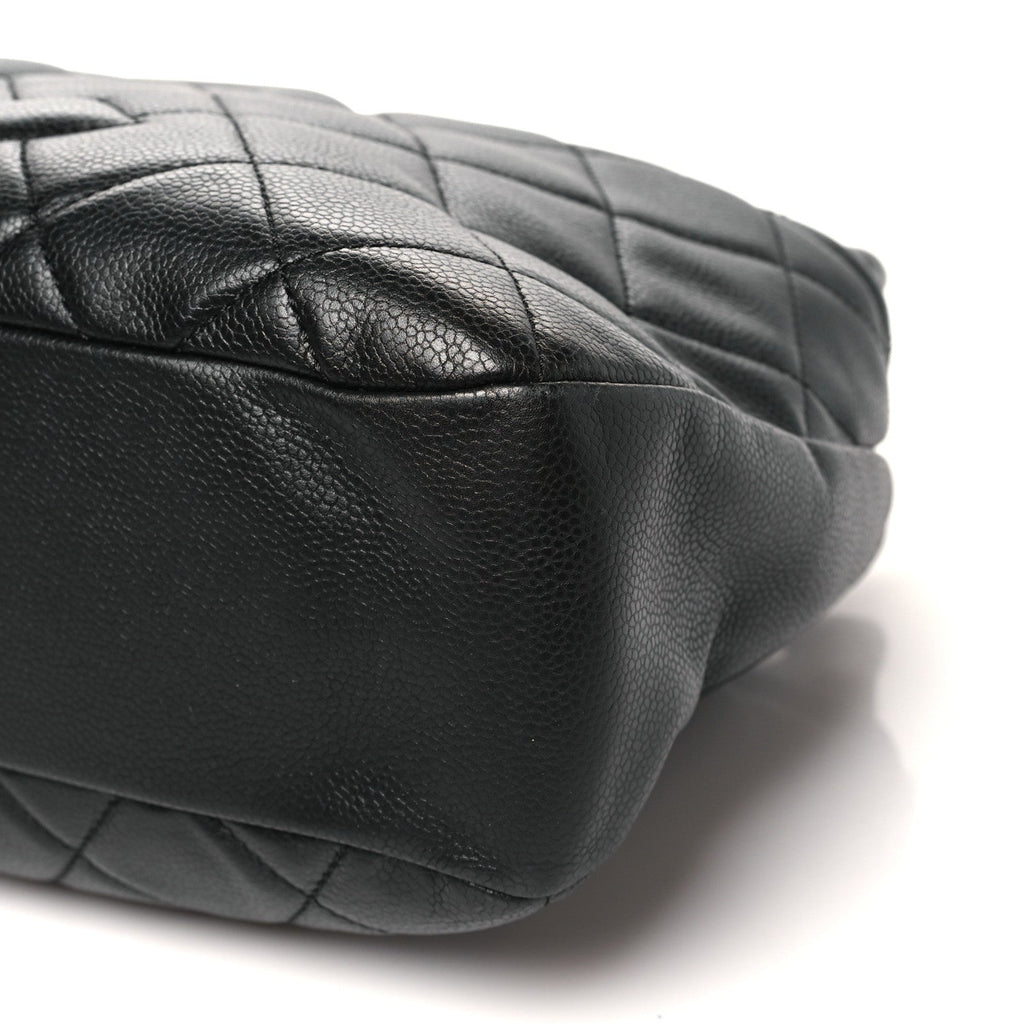 Chanel Caviar Quilted CC Timeless Soft Tote Black