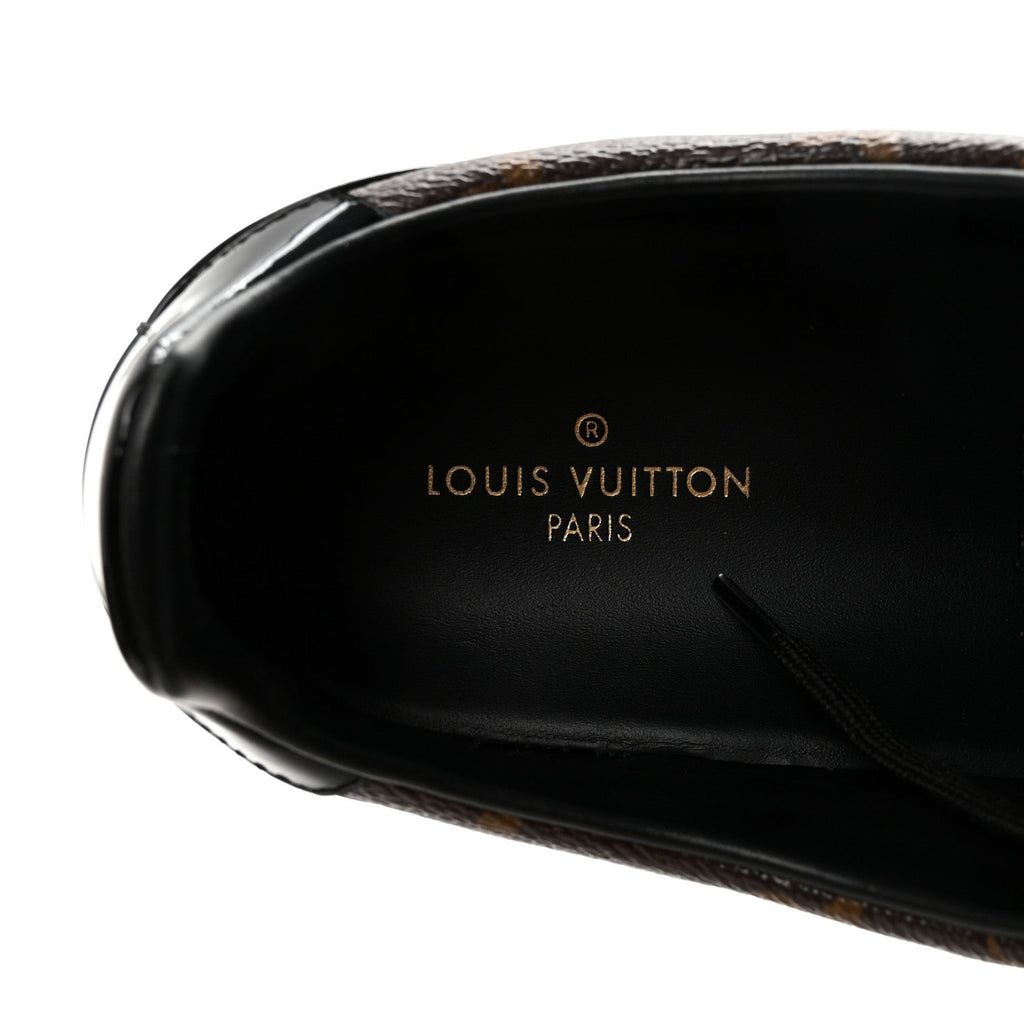 Louis Vuitton Patent Monogram Frontrow Sneakers 42