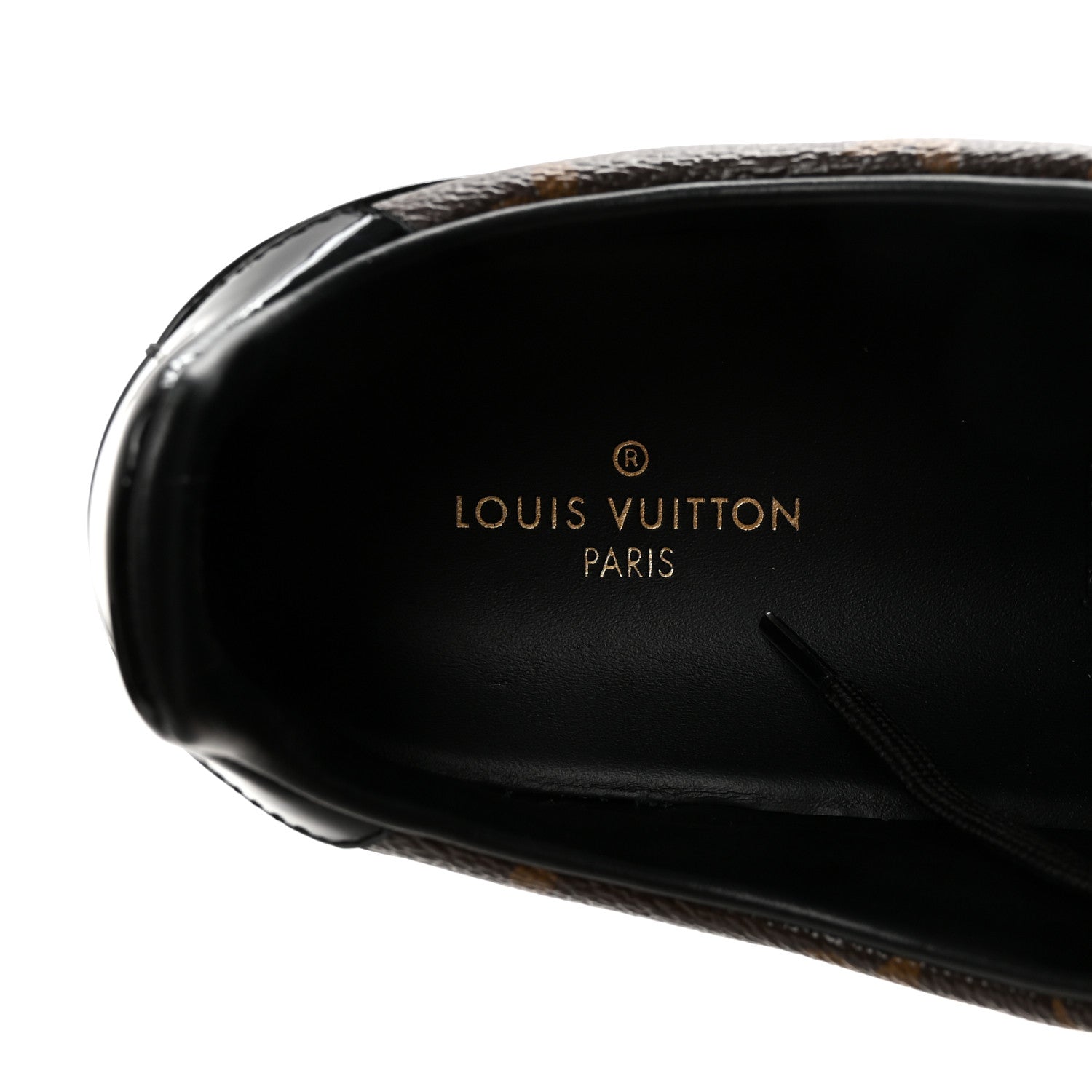 Louis Vuitton Patent Monogram Frontrow Sneakers 42
