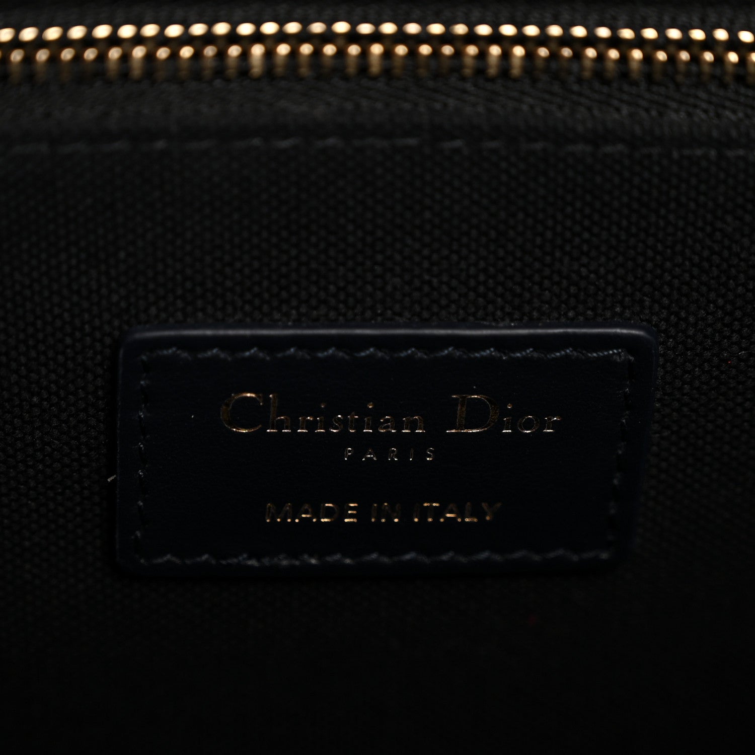 Christian Dior Oblique Calfskin Small Book Tote With Strap Blue Multicolor