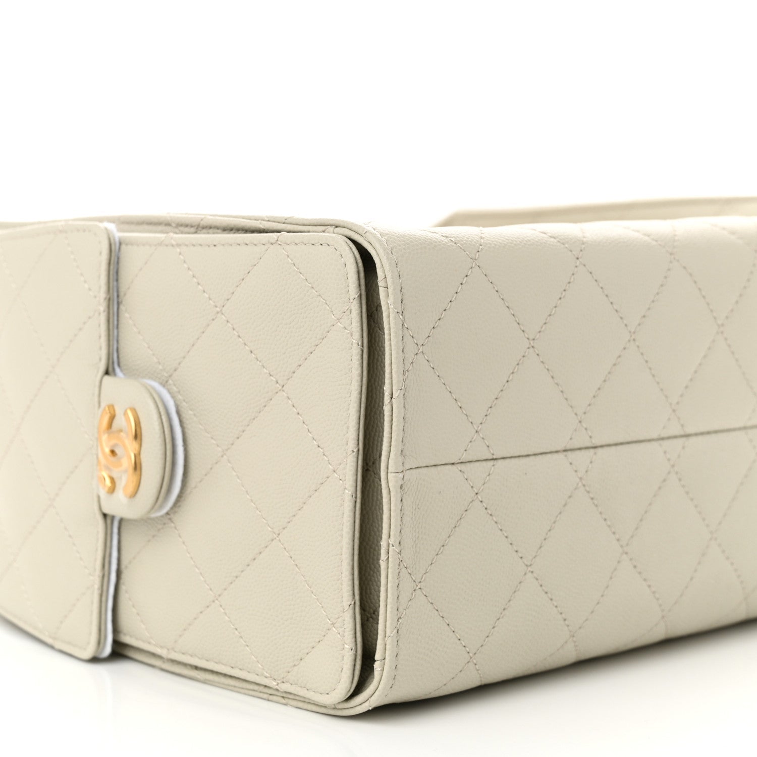 Chanel Caviar Quilted Small Chanel 25 Handbag Light Grey