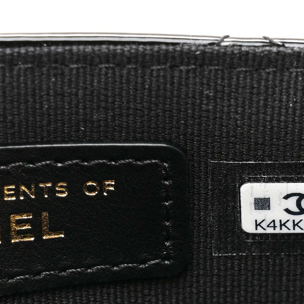 Chanel Patent Calfskin Quilted Mini Flap Black