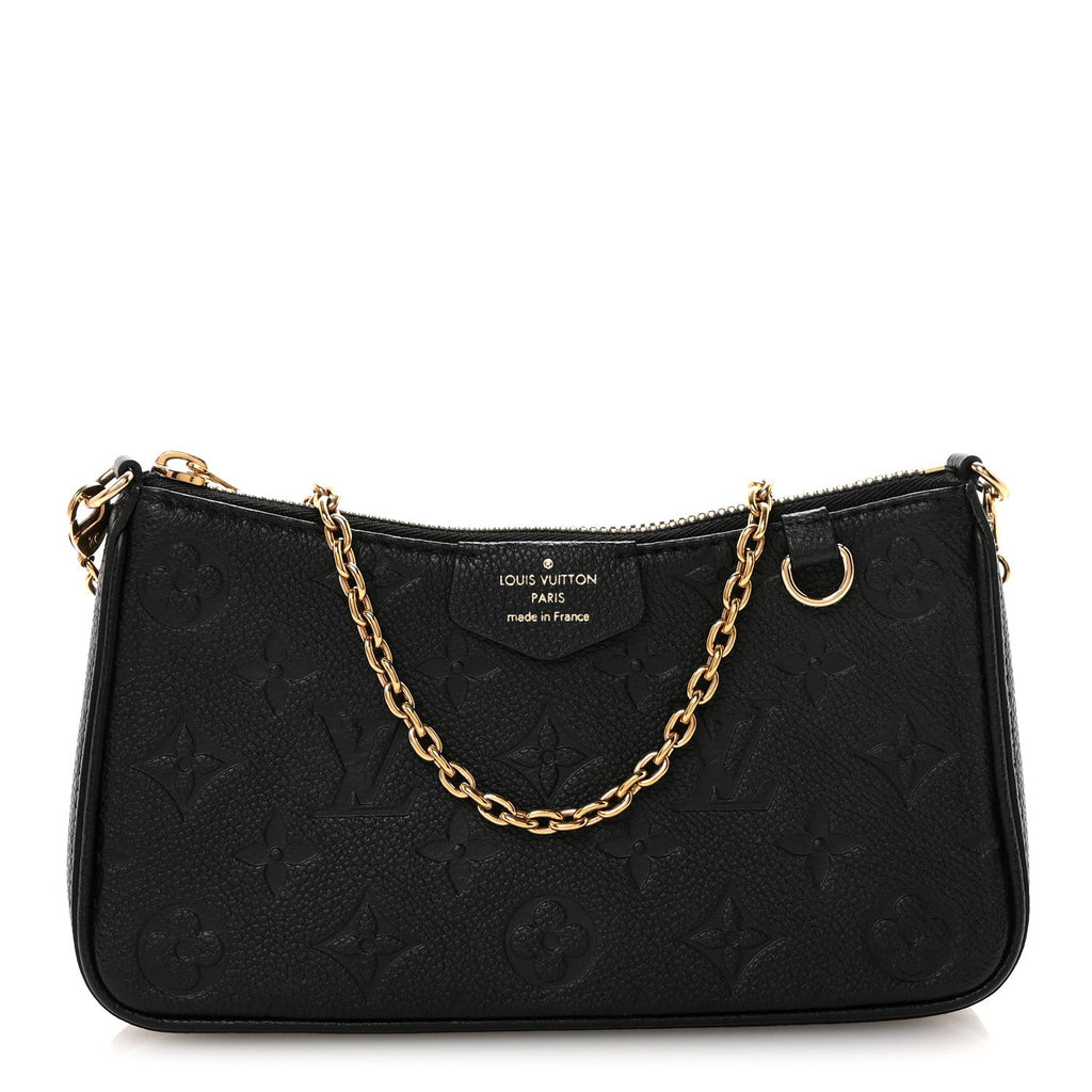 Louis Vuitton Empreinte Easy Pouch On Strap Black