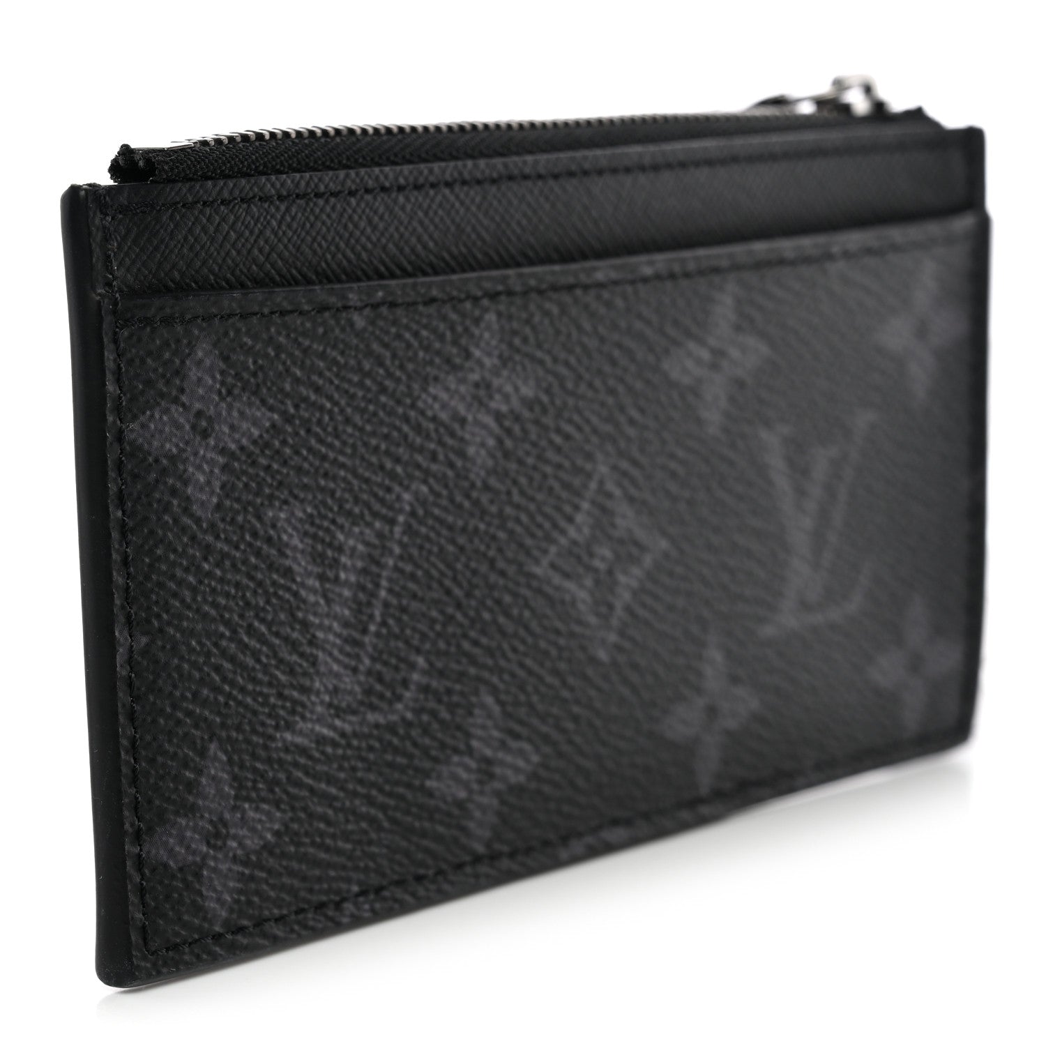 Louis Vuitton Reverse Monogram Eclipse Taiga Coin Card Holder