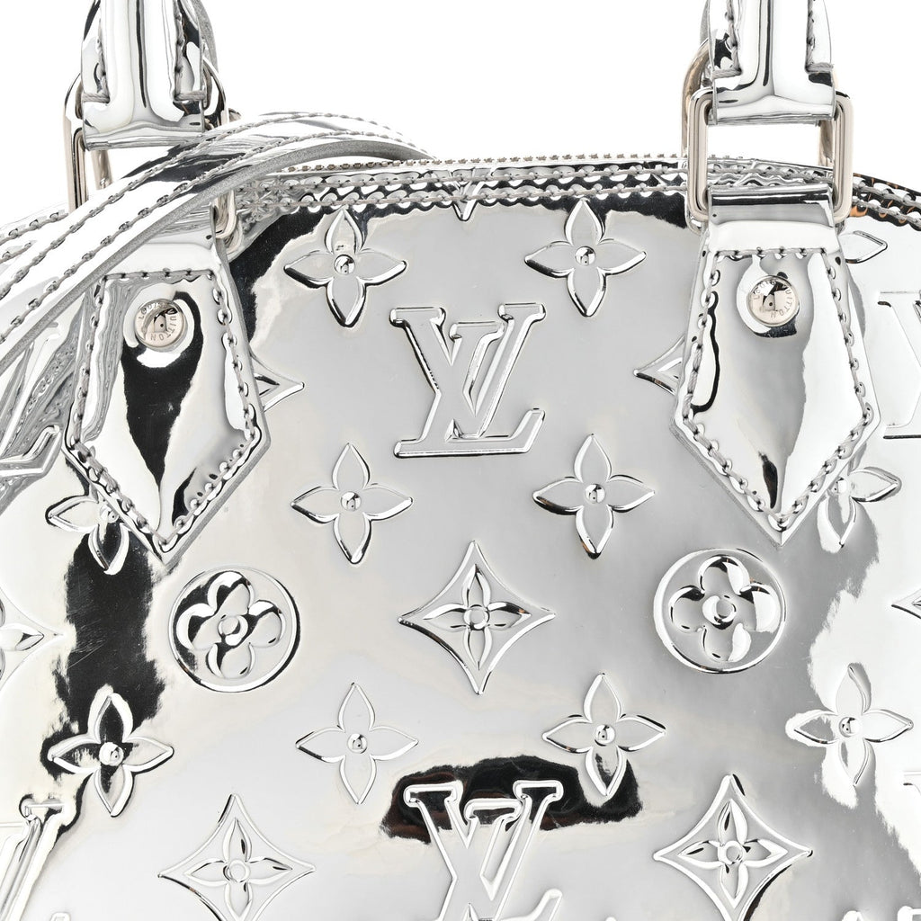 Louis Vuitton Monogram Miroir Alma BB Silver