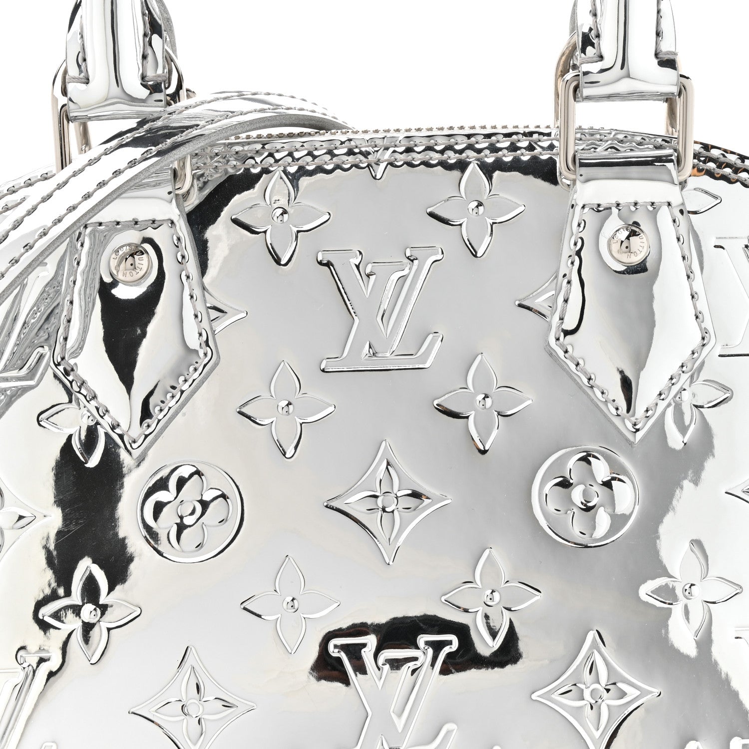 Louis Vuitton Monogram Miroir Alma BB Silver