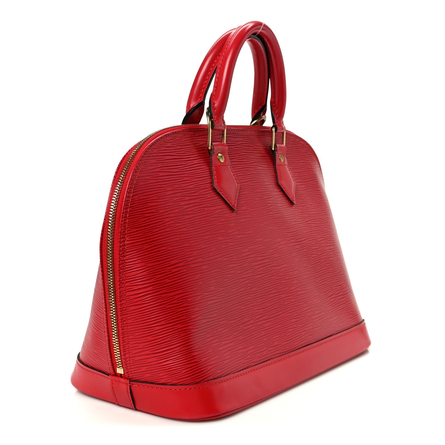 Louis Vuitton Epi Alma PM Castillan Red