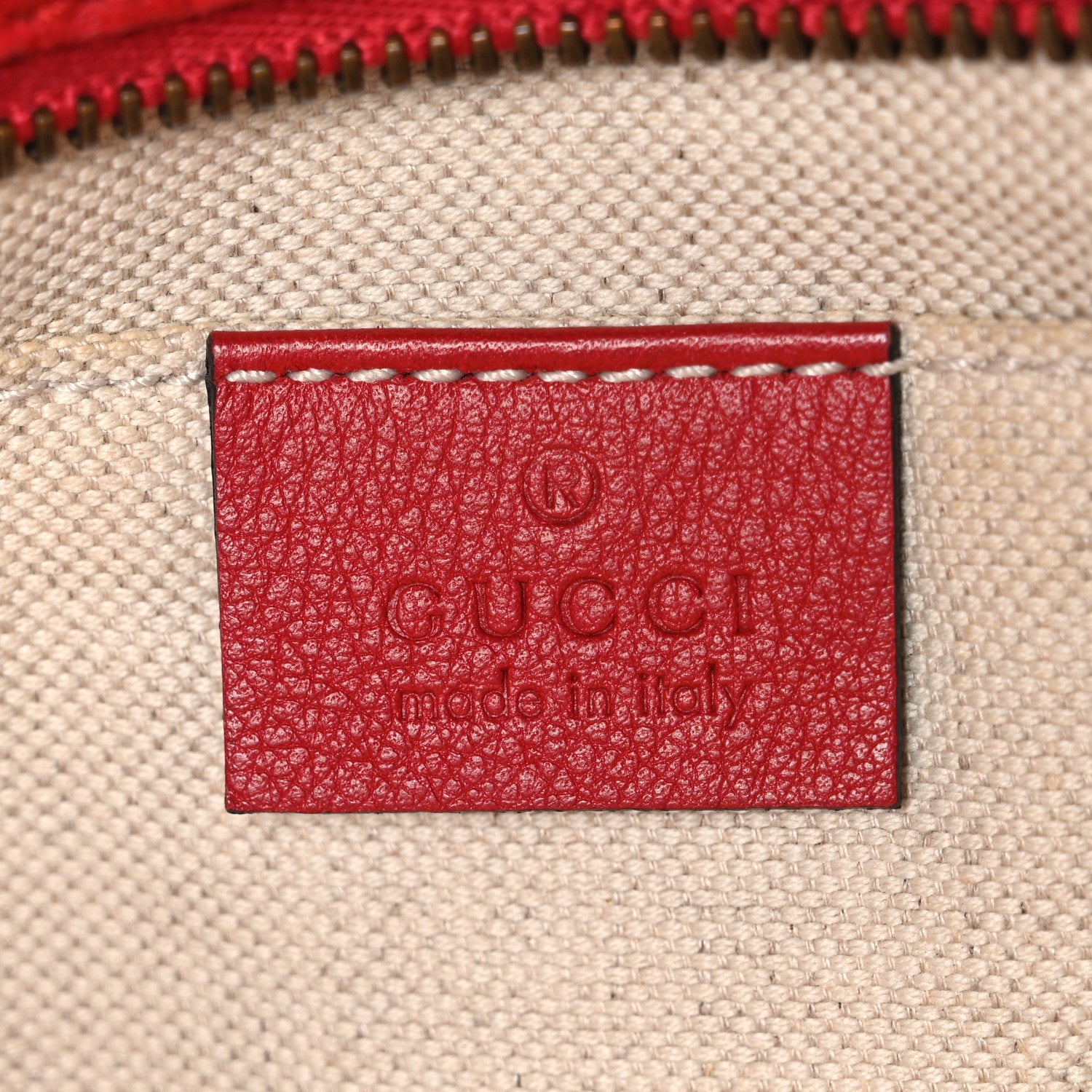 Gucci Microguccissima Sunshine Disco Crossbody Bag Red