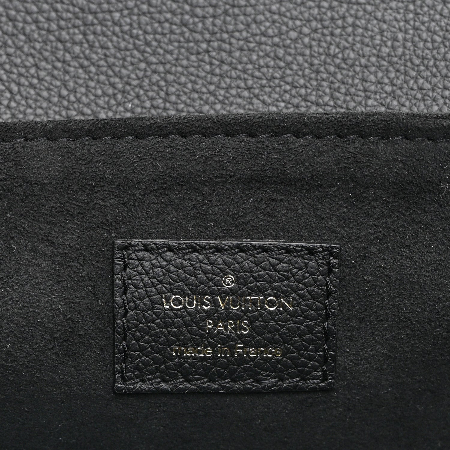 Louis Vuitton Grained Calfskin Lockme Oxford Black