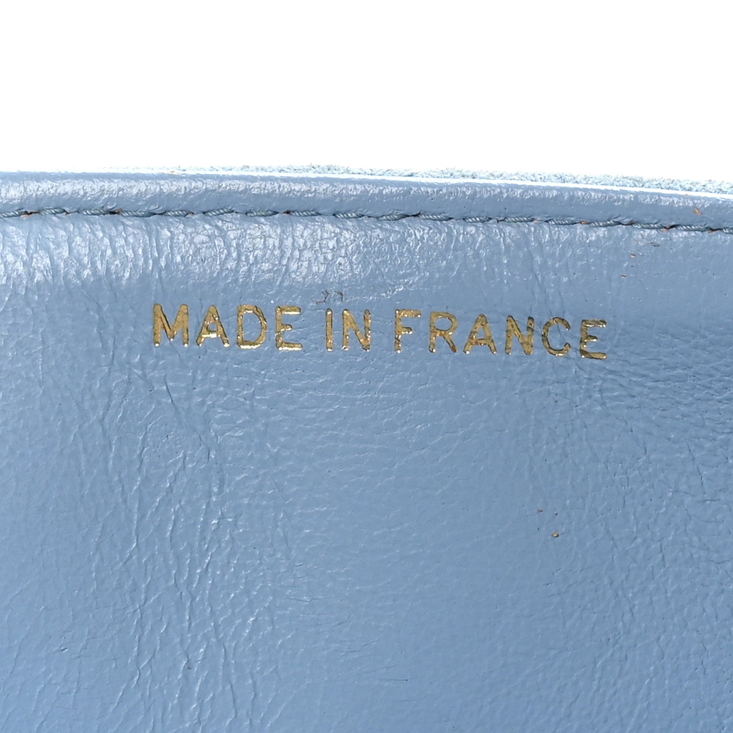 Chanel Suede Small Messenger Flap Light Blue