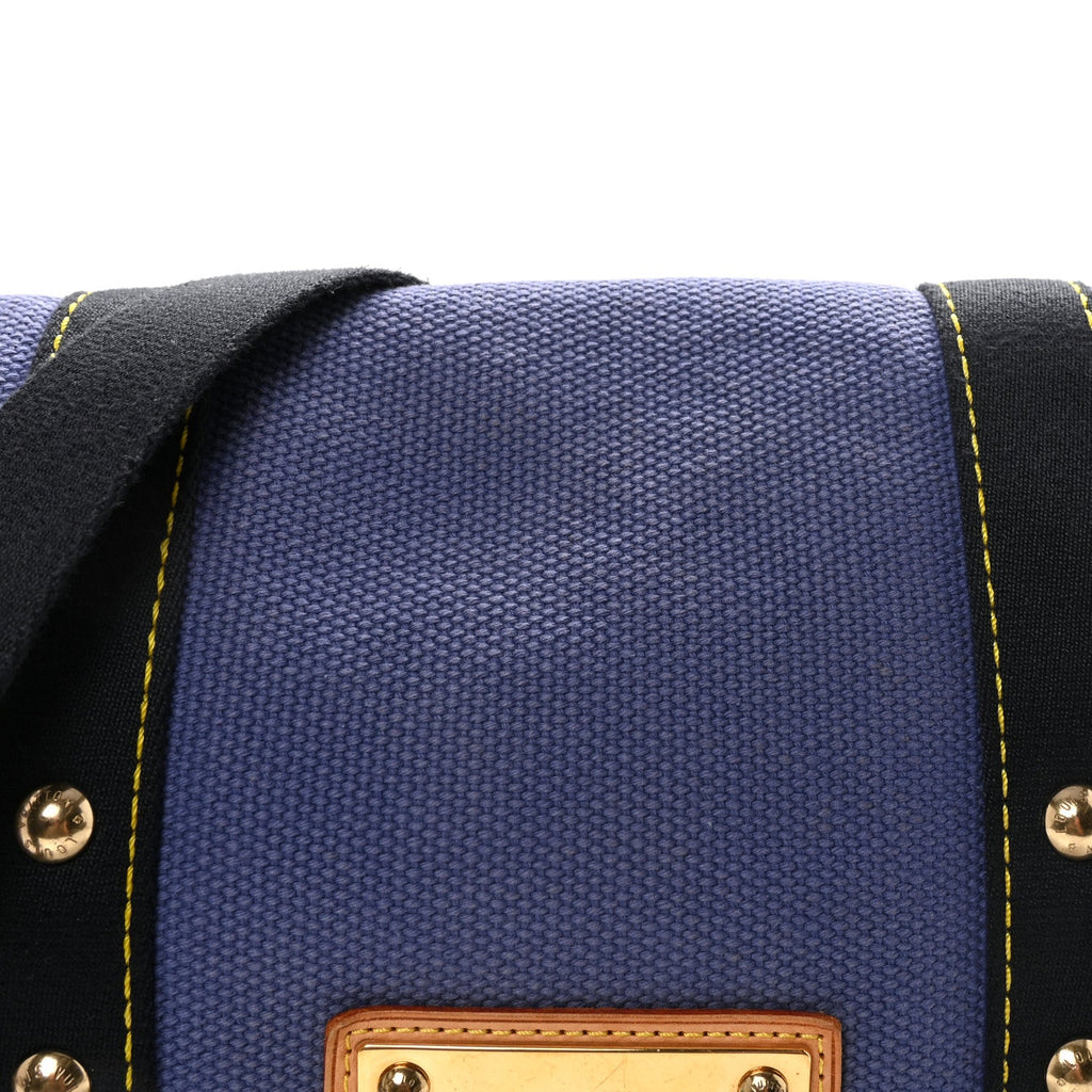Louis Vuitton Antigua Besace PM Messenger Bag Blue