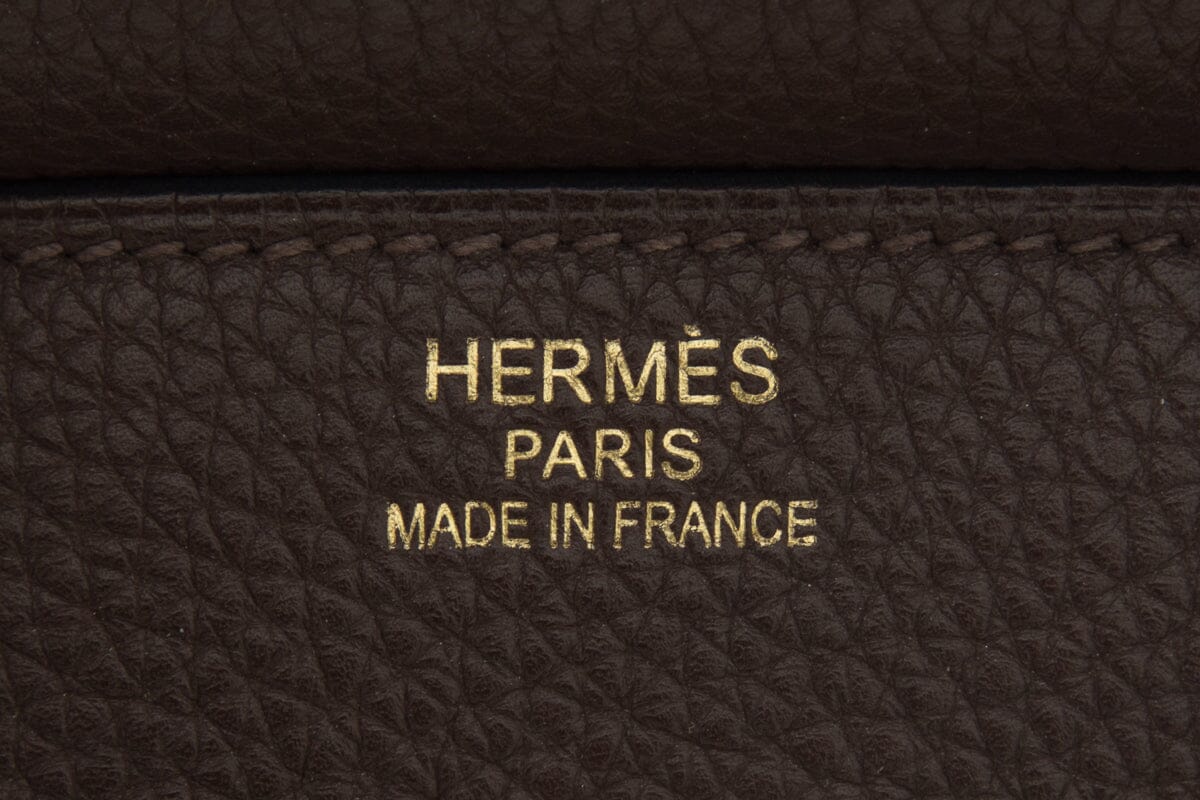 Hermès Chocolate 35 CM Birkin Handbag