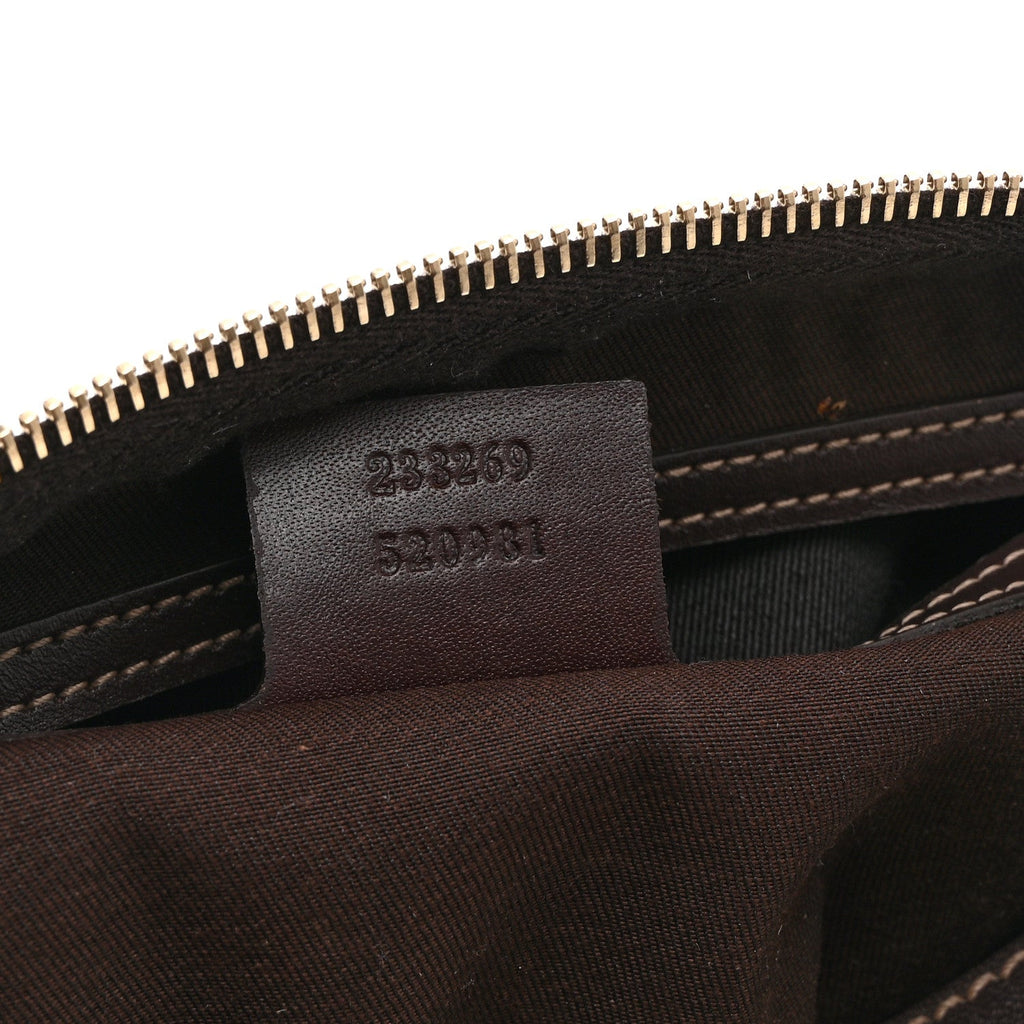 Gucci GG Supreme Monogram Belt Bag Dark Brown