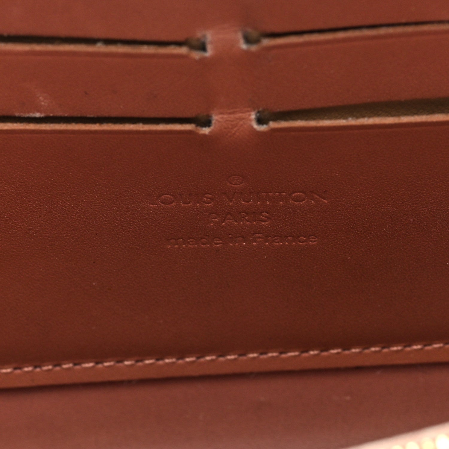Louis Vuitton Vernis Zippy Wallet Rose Velours