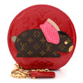 Louis Vuitton Vernis Animania Lapin Bunny Round Coin Purse Pomme D'Amour