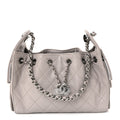 Chanel Caviar Quilted Mini Chanel 25 Handbag Dark Grey