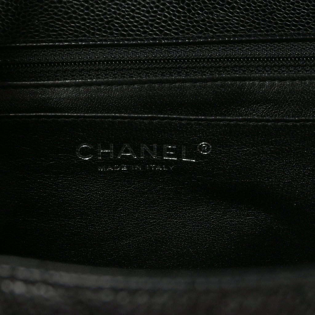 Chanel Caviar Maxi Single Flap Black