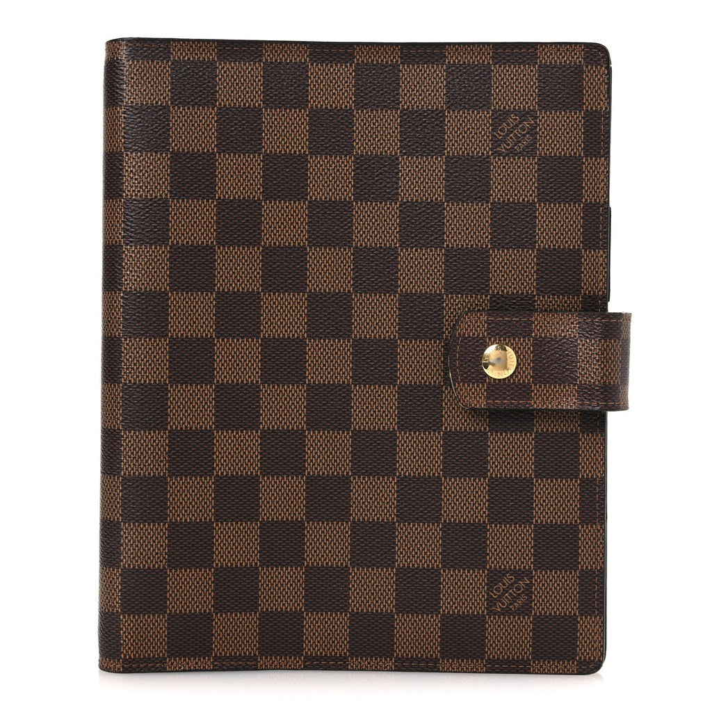 Louis Vuitton Damier Ebene Large Ring Agenda Cover