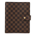 Louis Vuitton Damier Ebene Large Ring Agenda Cover