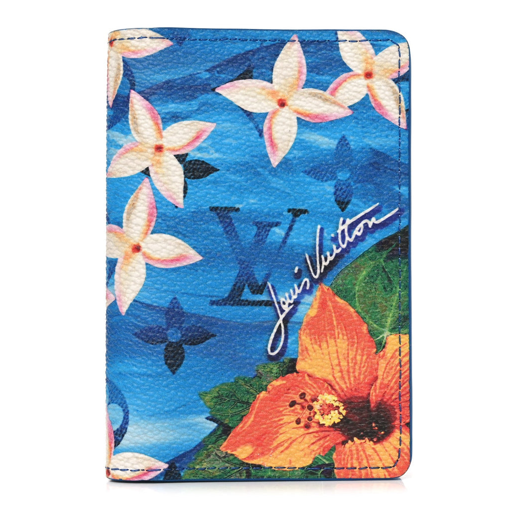 Louis Vuitton Monogram Surfin' Pocket Organizer NM Blue