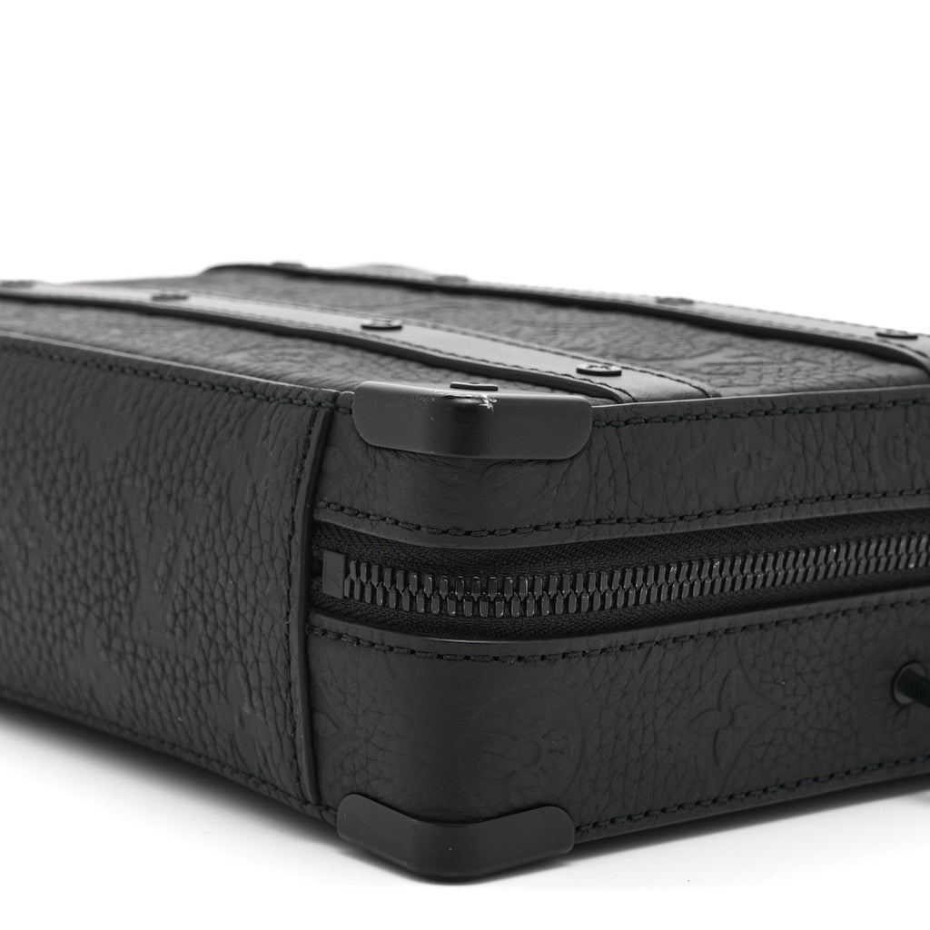 Louis Vuitton Taurillon Monogram Soft Trunk Black