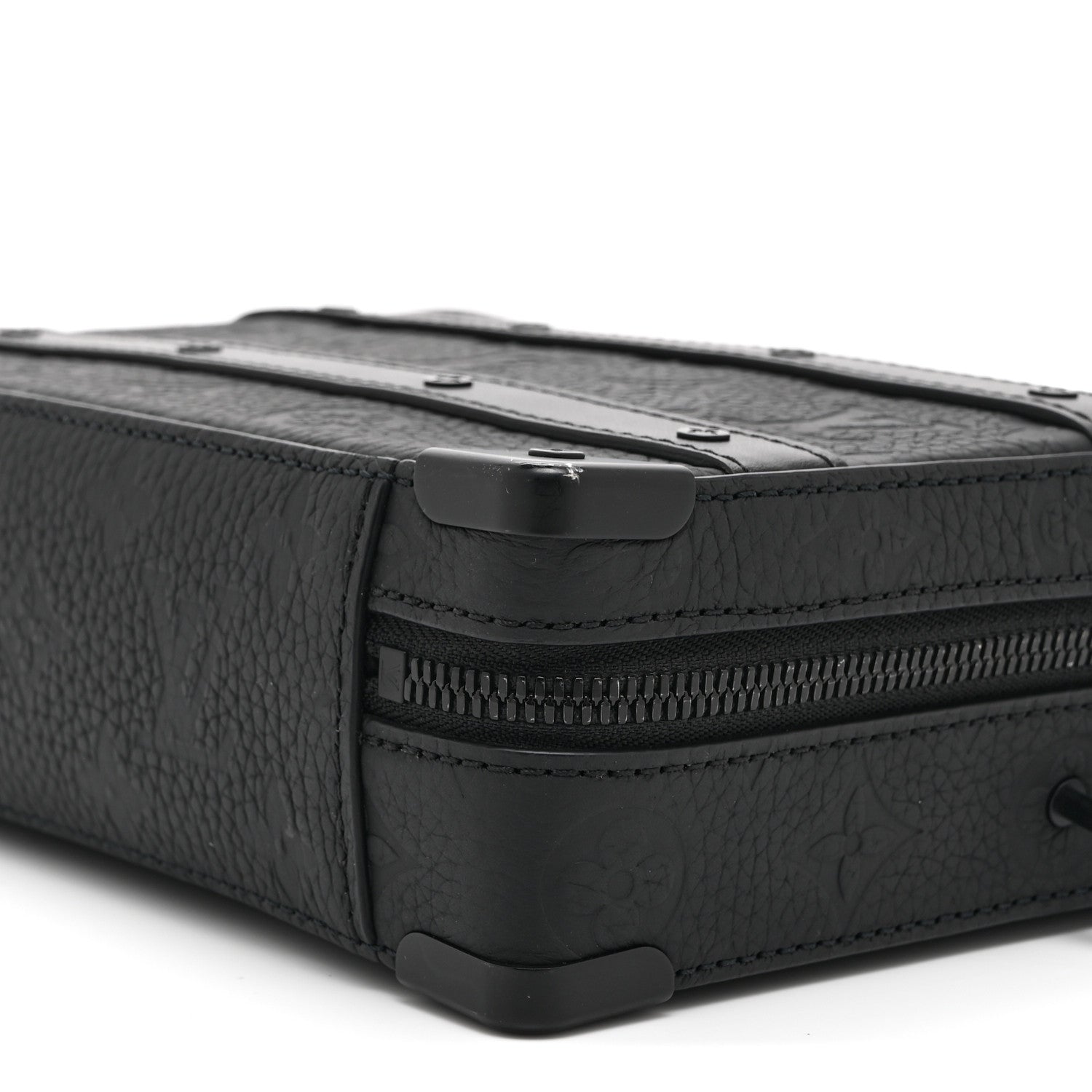 Louis Vuitton Taurillon Monogram Soft Trunk Black