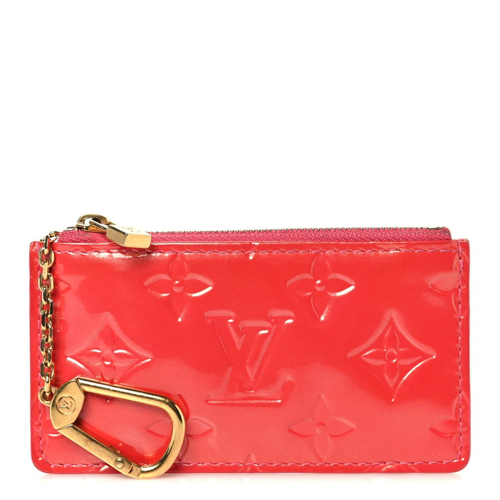 Louis Vuitton Vernis Key Pouch Framboise