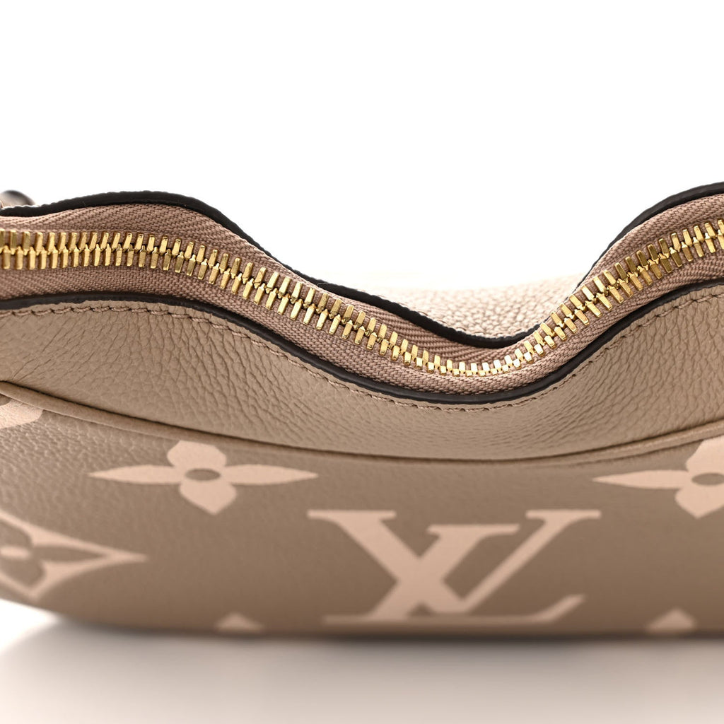 Louis Vuitton Empreinte Monogram Giant Bagatelle NM Tourterelle Creme