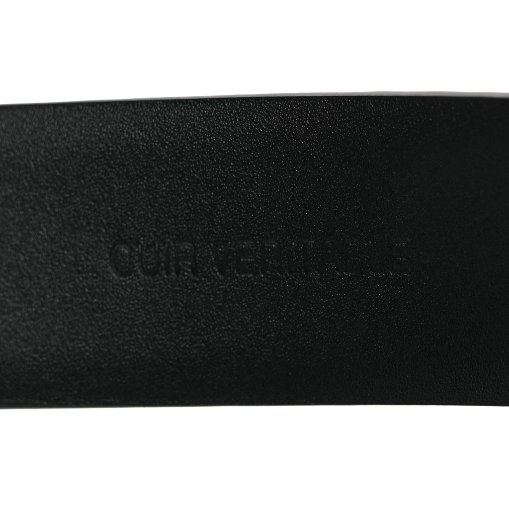 Calfskin Crystal CC Belt 85 34 Black Multicolor
