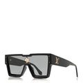 Louis Vuitton Acetate Swarovski Crystal Cyclone Sunglasses Z1578W Black