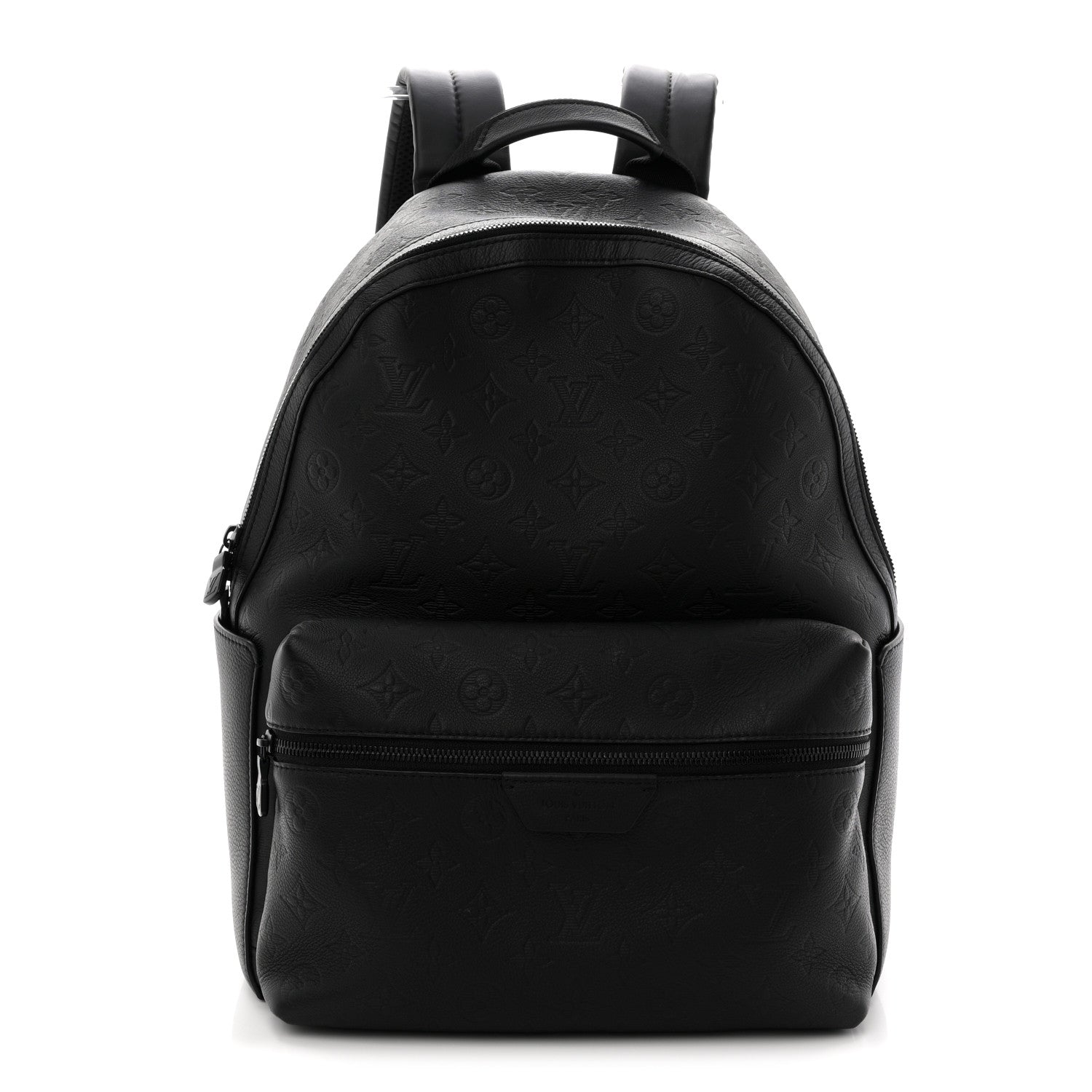 Louis Vuitton Calfskin Monogram Shadow Discovery Backpack  Black