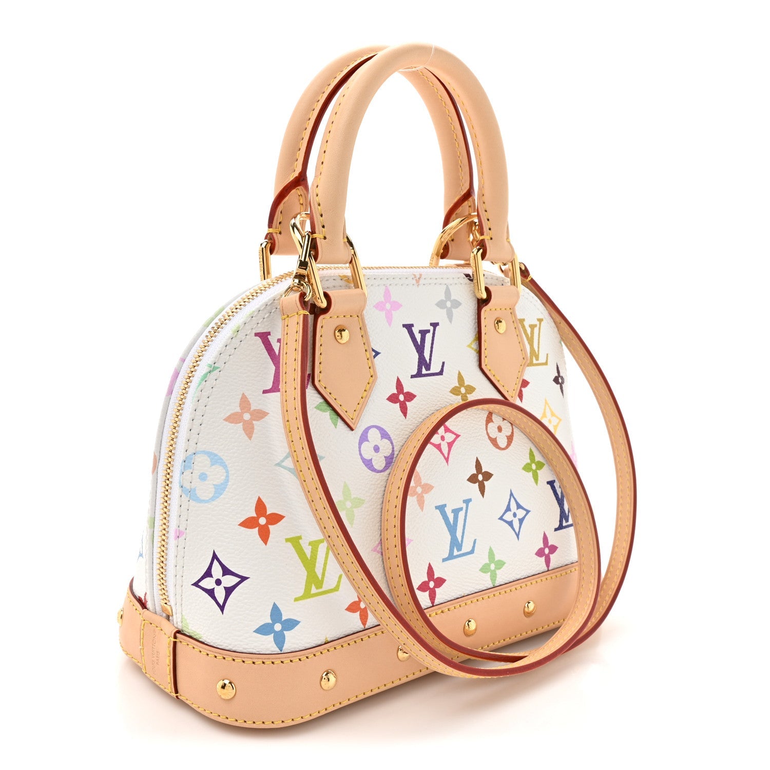 Louis Vuitton LV x TM Monogram Multicolor Alma BB White