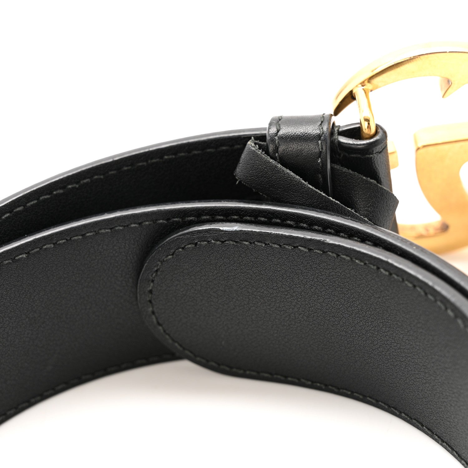 Gucci Calfskin Double G 40mm Belt 70 28 Black
