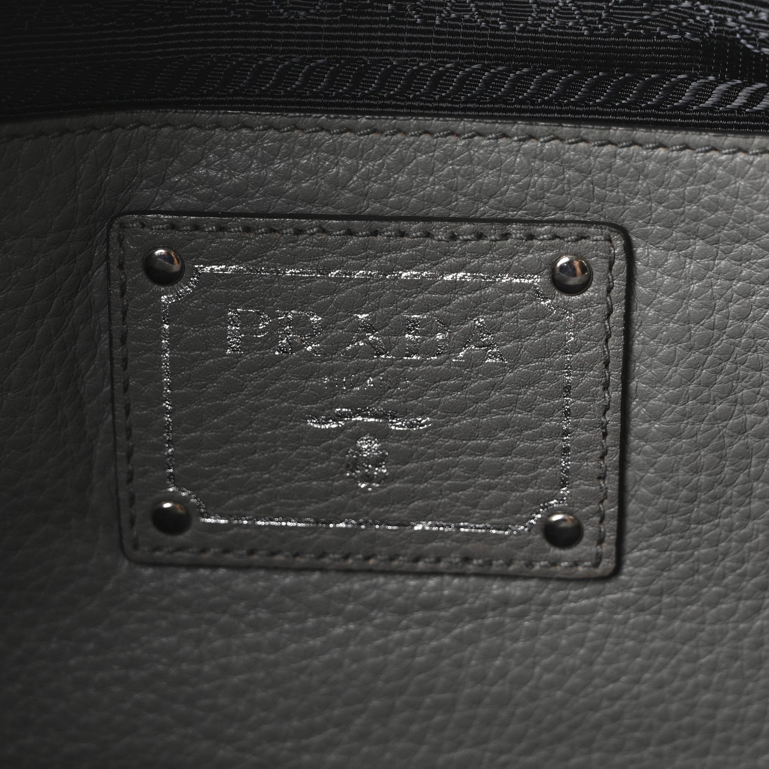Prada Vitello Daino Tote Marmo