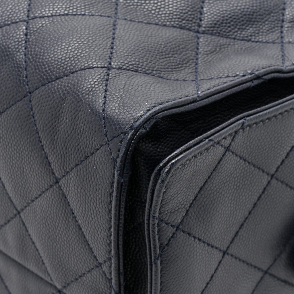 Chanel Caviar Quilted Medium Chanel 25 Handbag Dark Navy