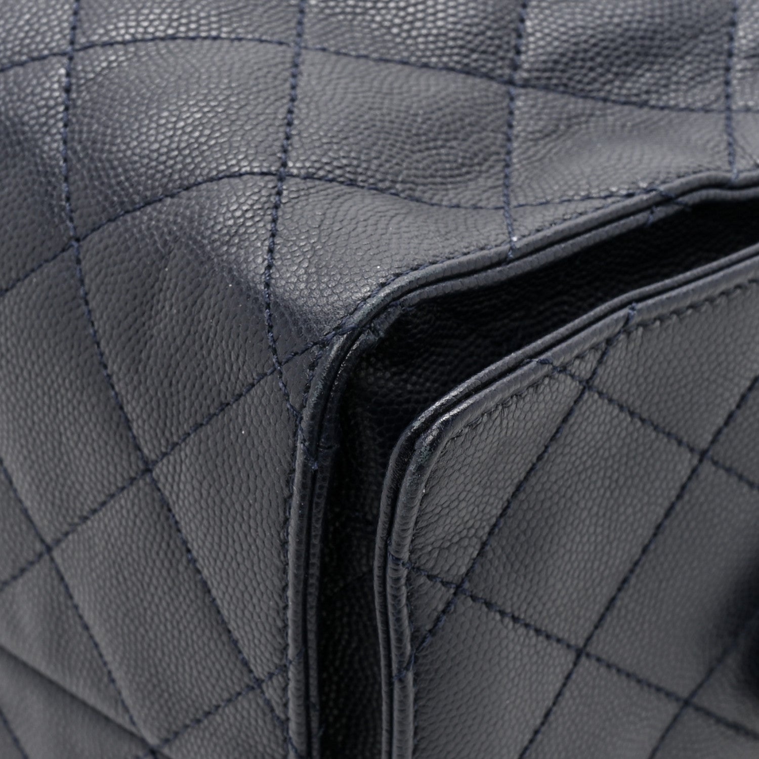 Chanel Caviar Quilted Medium Chanel 25 Handbag Dark Navy
