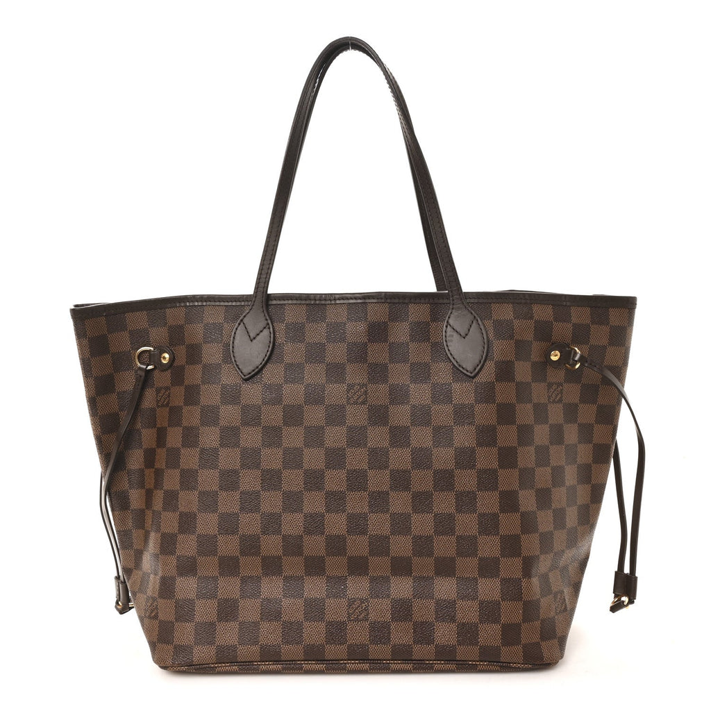 Louis Vuitton Damier Ebene Neo Neverfull MM Rose Ballerine