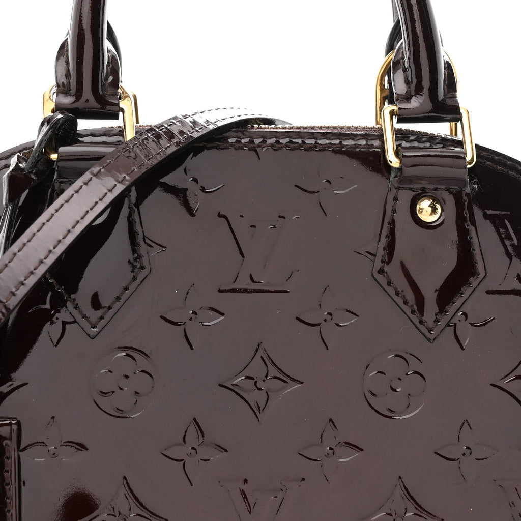 Louis Vuitton Vernis Alma BB Amarante